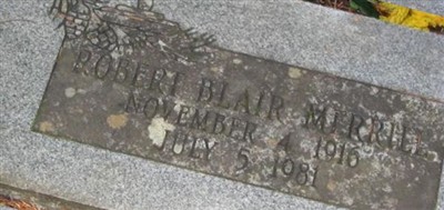 Robert Blair Merrill Robert Blair Merrill