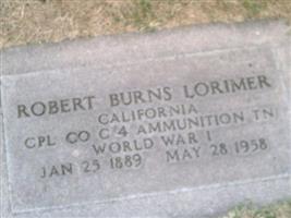 Robert Burns "Bob" Lorimer