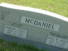 Robert Cecil McDaniel Robert Cecil McDaniel