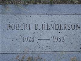 Robert D Henderson