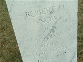 Robert D Snow Robert D Snow