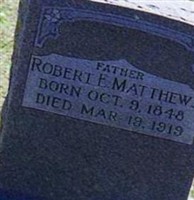 Robert E. Matthews Robert E. Matthews