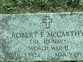 Robert E McCarthy