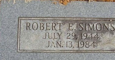 Robert E. Simons Robert E. Simons