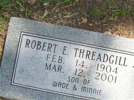 Robert E. Threadgill, Sr Robert E. Threadgill, Sr