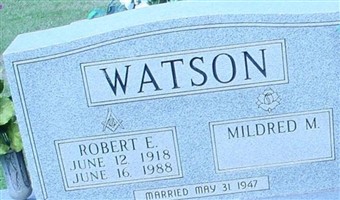 Robert Efnor Watson Robert Efnor Watson