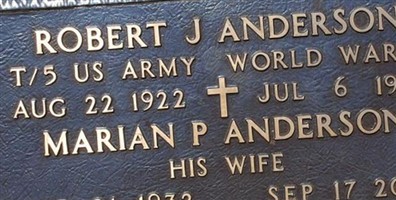 Robert J Anderson Robert J Anderson