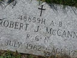 Robert J McCann