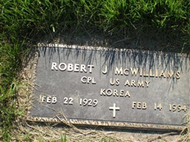 Robert J McWilliams