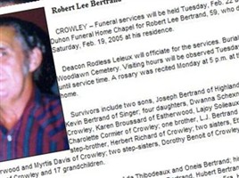 Robert Lee Bertrand