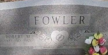 Robert M. Fowler Robert M. Fowler