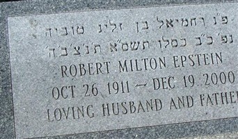 Robert Milton Epstein