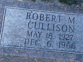 Robert Murrell "Bobby" Cullison, Sr Robert Murrell "Bobby" Cullison, Sr