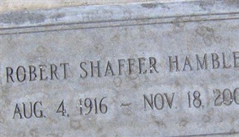 Robert Shaffer Hambley