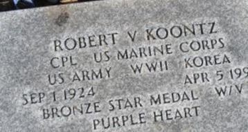 Robert V Koontz Robert V Koontz