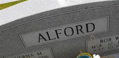 Robert W "Bob" Alford