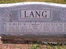 Robert W Lang