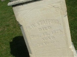 Robert W. Stafford Robert W. Stafford