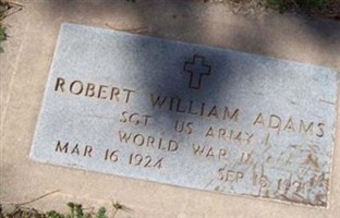 Robert William Adams Robert William Adams