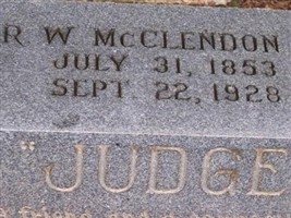 Robert Williamson "Judge" McClendon, II Robert Williamson "Judge" McClendon, II