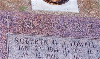 Roberta G McCabe