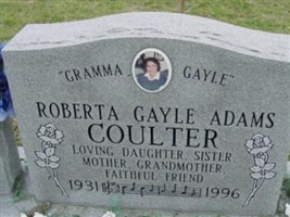Roberta Gayle Adams Coulter Roberta Gayle Adams Coulter