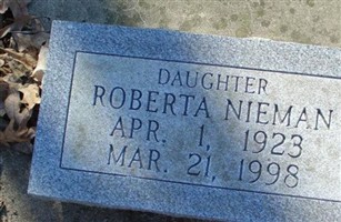 Roberta Nadine Crowder Nieman Roberta Nadine Crowder Nieman