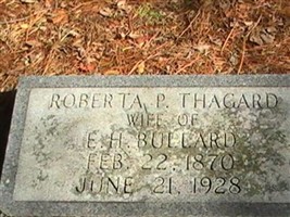 Roberta P Thagard Bullard Roberta P Thagard Bullard
