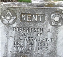 Robertson A Kent Robertson A Kent