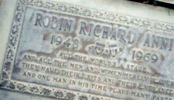 PFC Robin Richard "Hook" Annis PFC Robin Richard "Hook" Annis