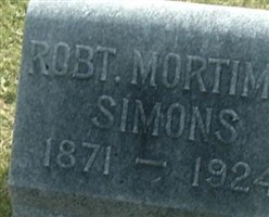 Robt Mortimer Simons