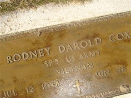 Rodney Darold Cox Rodney Darold Cox