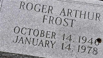 Roger Arthur Frost Roger Arthur Frost
