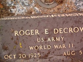 Roger E. Decrow Roger E. Decrow