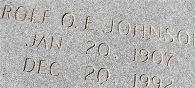 Rolf O. Johnson Rolf O. Johnson