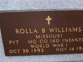 Rolla B. Williams Rolla B. Williams