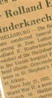 Rolland E Rinderknecht