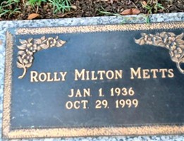 Rolly Milton Metts Rolly Milton Metts