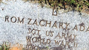 Rom Zachary Adams
