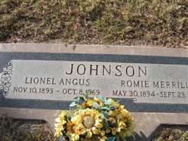 Romie Merrill Johnson Romie Merrill Johnson