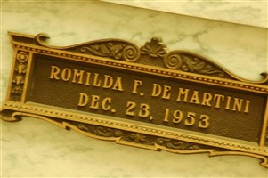 Romilda Frances DeMartini Romilda Frances DeMartini