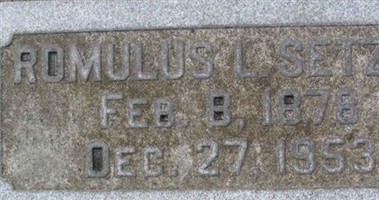 Romulus L. Setzer Romulus L. Setzer