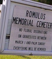 Romulus Memorial Cemetery Romulus Memorial Cemetery