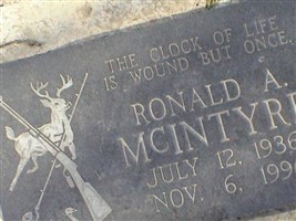 Ronald Allan McIntyre Ronald Allan McIntyre