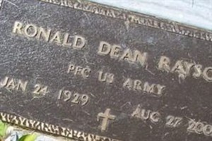 Ronald Dean Rayson Ronald Dean Rayson