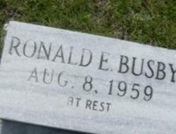 Ronald E. Busby Ronald E. Busby