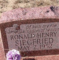 Ronald Henry Siegfried Ronald Henry Siegfried