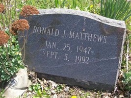 Ronald J. Matthews Ronald J. Matthews