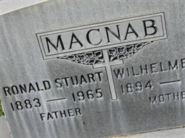 Ronald Stuart MacNab Ronald Stuart MacNab