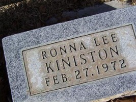 Ronna Lee Kiniston Ronna Lee Kiniston